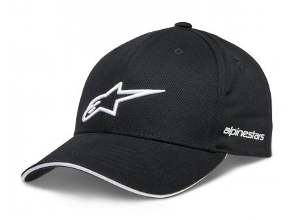 kšiltovka ROSTRUM HAT, ALPINESTARS (černá/bílá)