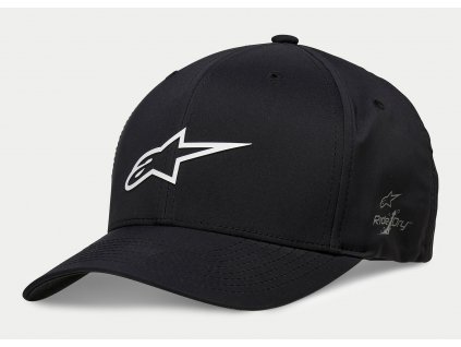 kšiltovka AGELESS WP TECH HAT, ALPINESTARS (černá/bílá)