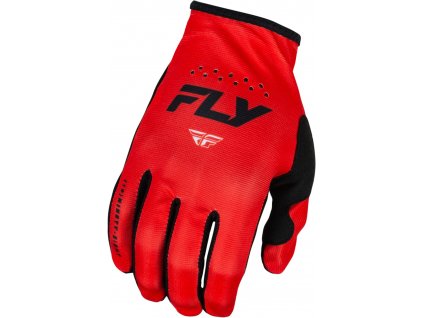 rukavice LITE, FLY RACING - USA 2024 (červená/černá)
