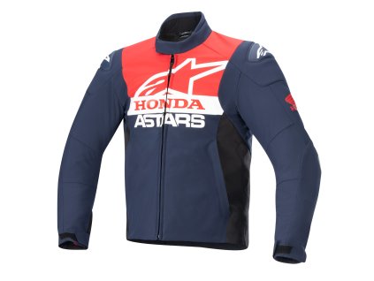 bunda SMX WATERPROOF HONDA kolekce, ALPINESTARS (modrá/černá/červená/bílá) 2024