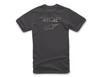 triko RIDE 2.0 CAMO TEE krátký rukáv, ALPINESTARS (černá)