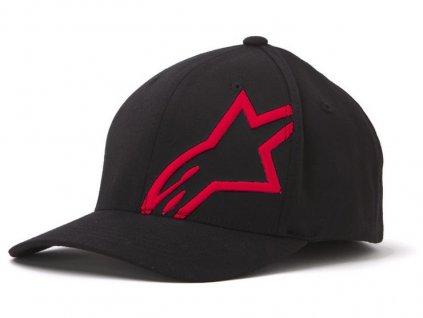 kšiltovka CORP SHIFT 2, ALPINESTARS (černá/červená) (Velikost/Provedení S/M)