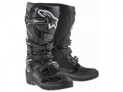 boty TECH 7 ENDURO, ALPINESTARS (černé) 2025 (Velikost/Provedení 49,5)