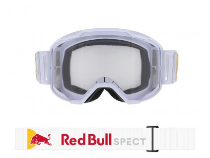 brýle STRIVE, RedBull Spect (bílé mátné, plexi čiré)