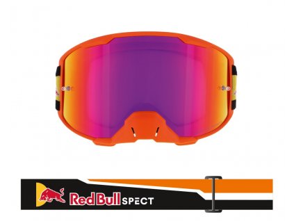 brýle STRIVE, RedBull Spect (oranžové mátné, plexi fialové zrcadlové)