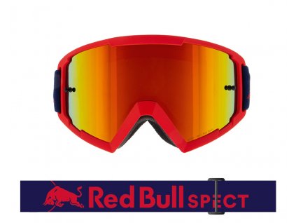 brýle WHIP, RedBull Spect (červené matné, plexi červené zrcadlové)