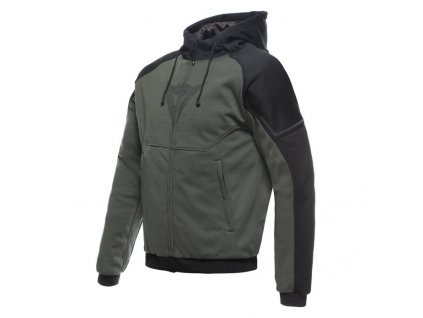 Dainese DAEMON-X SAFETY HOODIE mikina s chrániči zelená/černá