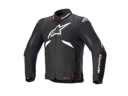 bunda T-GP R 3 DRYSTAR, ALPINESTARS (černá/bílá) 2026 (Velikost/Provedení S)