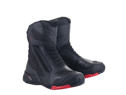 boty RT-7 DRYSTAR, ALPINESTARS (černá/červená) 2026 (Velikost/Provedení 41)