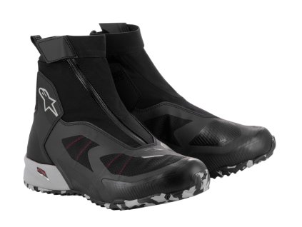 boty CR-8 GORE-TEX, ALPINESTARS (černá/šedá/červená) 2026 (Velikost/Provedení 44)