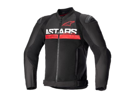 bunda SMX AIR, ALPINESTARS (černá/červená fluo) 2026 (Velikost/Provedení S)
