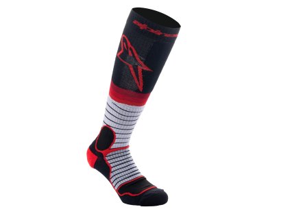 ponožky MX PRO, ALPINESTARS (černá/červená/šedá) 2024