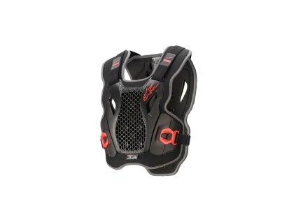 chránič hrudi BIONIC ACTION, ALPINESTARS (černá/červená) 2026 (Velikost/Provedení XL/2XL)