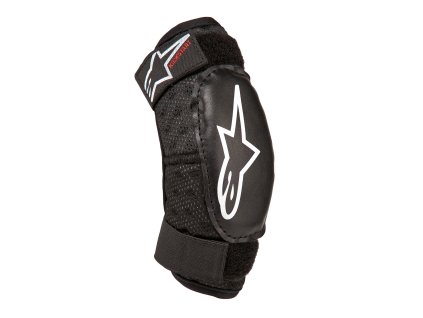 chrániče loktů BIONIC KICKSTART, ALPINESTARS, dětské (černá/červená) 2025 (Velikost/Provedení 4 až 6 let)