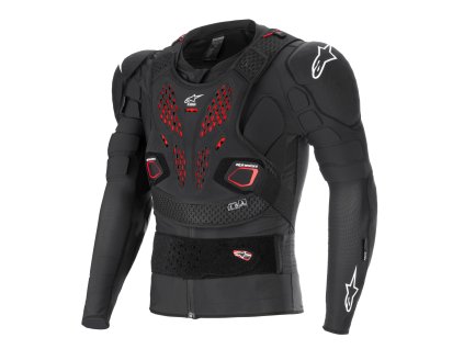 chránič těla BIONIC PRO 3 PLASMA, ALPINESTARS (černá/červená/bílá) 2026 (Velikost/Provedení S)
