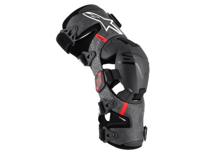 kolenní ortézy SUPERTECH RK-10 PLASMA, ALPINESTARS (černá/červená, 1 pár) 2026 (Velikost/Provedení L)