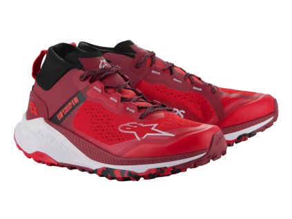 boty META XR 2, ALPINESTARS (černá/světle červená/tmavě červená/bílá) 2025 (Velikost/Provedení 37)