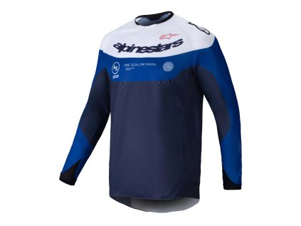 dres PRO-DURA, ALPINESTARS (modrá/bílá) 2026 (Velikost/Provedení S)