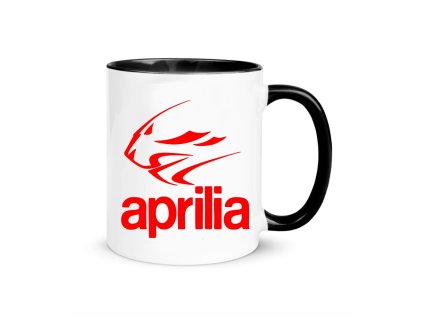 hrnek aprilia černý