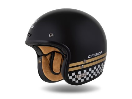 přilba Eso Forty Nine, CASSIDA (černá perleť/zlatá/šedá) 2026 (Velikost/Provedení 2XL (63 až 64 cm))