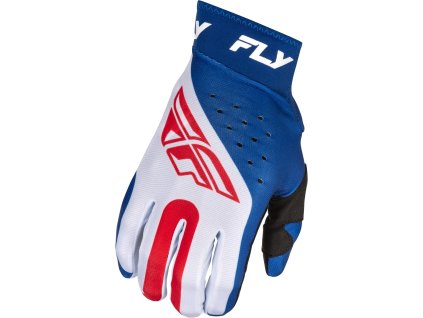 rukavice PROLITE, FLY RACING - USA (červená/bílá/modrá) (Velikost/Provedení XS)