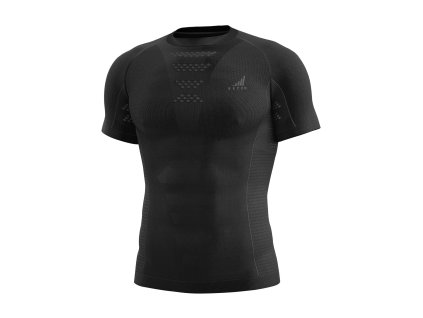 funkční triko s krátkým rukávem K-DRY, pánské TECSO (černá) (Velikost/Provedení L/XL)