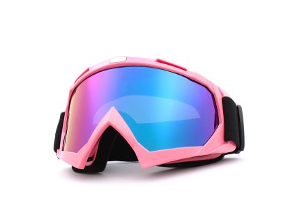MX brýle TXR Core růžové s iridiovým plexi
