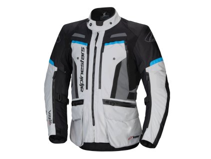 bunda BOGOTA PRO DRYSTAR, ALPINESTARS (šedá/černá/modrá) 2026 (Velikost/Provedení 2XL)