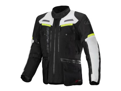 bunda BOGOTA PRO DRYSTAR, ALPINESTARS (černá/šedá/žlutá fluo) 2026 (Velikost/Provedení 2XL)