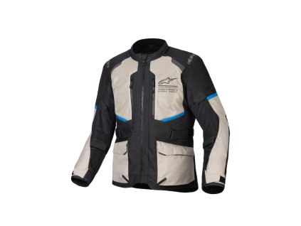 bunda ANDES AIR DRYSTAR, ALPINESTARS (černá/šedo zelená/modrá) 2026 (Velikost/Provedení L)