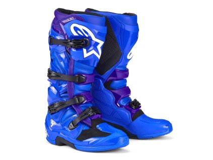 boty TECH 7, ALPINESTARS (modrá) 2026 (Velikost/Provedení 51)