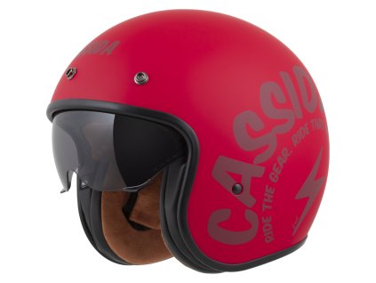 přilba Oxygen 2.0 Gear, CASSIDA (červená matná/tmavě červená) 2026 (Velikost/Provedení L (59 až 60 cm))