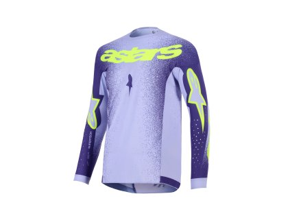 dres SUPERTECH SCENZ, ALPINESTARS (fialová/žlutá fluo) 2026 (Velikost/Provedení L)