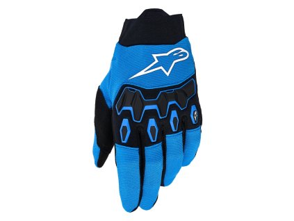 rukavice FULL BORE V2, ALPINESTARS (modrá/černá) 2026 (Velikost/Provedení M)