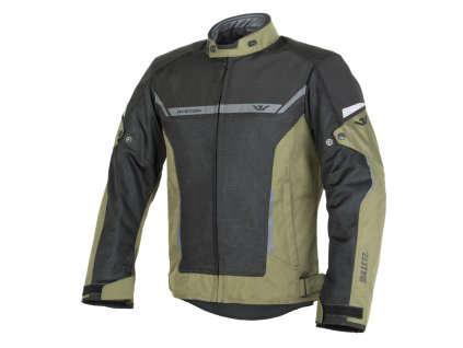 bunda Bullet II Flow, AYRTON (tmavě zelená/šedá/černá) (Velikost/Provedení S)