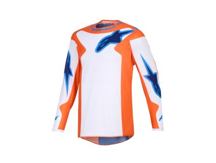dres FLUID GRID, ALPINESTARS (oranžová/modrá) 2026 (Velikost/Provedení 2XL)