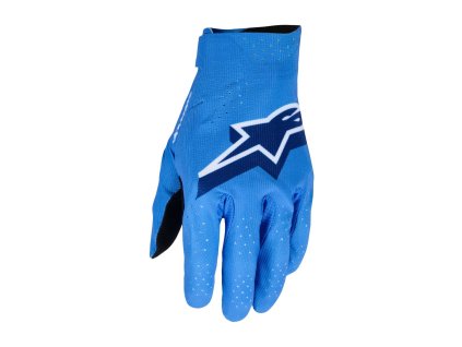 rukavice SUPERTECH MX, ALPINESTARS (modrá/bílá/černá) 2026 (Velikost/Provedení S)