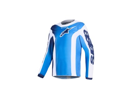 dres FLUID PORTL YOUTH, ALPINESTARS, dětské (modrá/bílá) 2026 (Velikost/Provedení L)