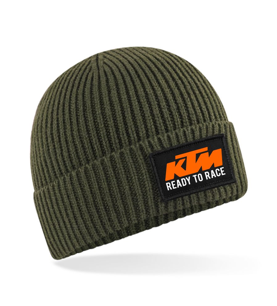 FELPA Zimní čepice s motivem KTM READY TO RACE, více barev Velikost.: Khaki