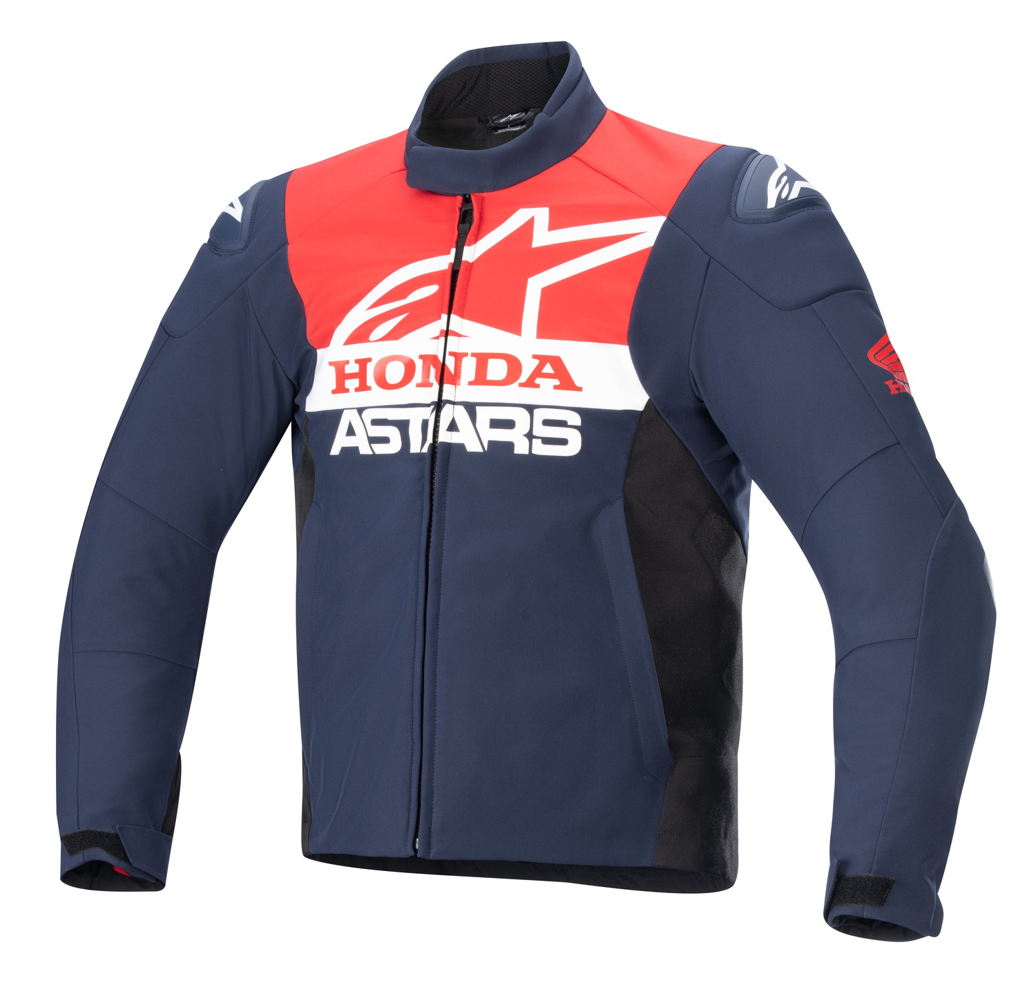 bunda SMX WATERPROOF HONDA kolekce, ALPINESTARS (modrá/černá/červená/bílá) 2024 Velikost/Provedení: 4XL