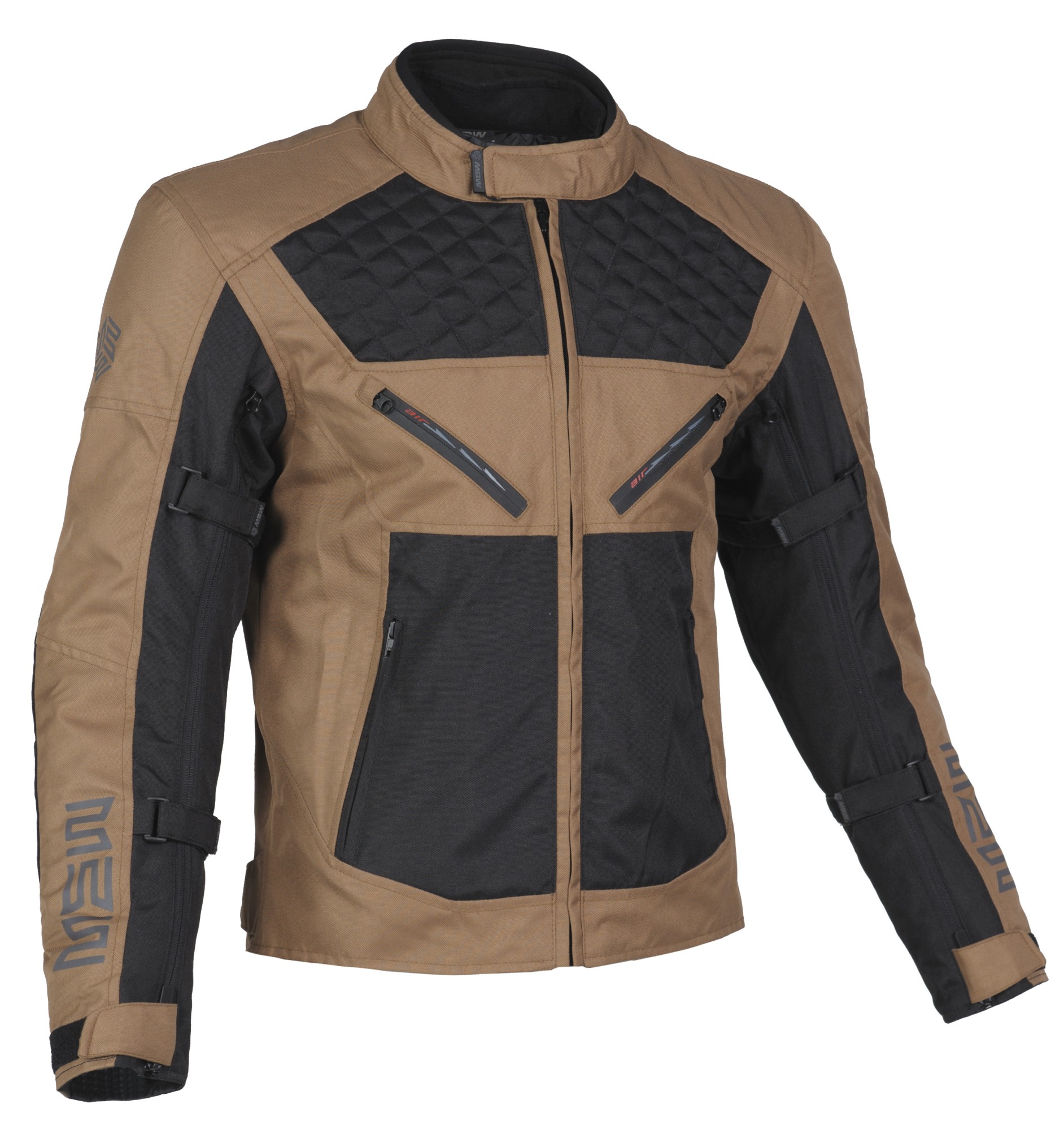 MBW ACE JACKET BLACK-BROWN textilní pánská moto bunda Velikost.: 50