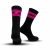 4SR black socks Pink Stripes 3