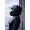 Mesh přilba s headsetem Phantom, SENA (lesklá černá) (Velikost/Provedení L)