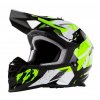 MX 633 cross helma černozelená reflex