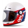přilba Fibre OPG, CASSIDA (bílá/modrá/červená) (Velikost/Provedení S (55 až 56 cm))