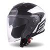 přilba Jet Tech Corso, CASSIDA (černá/bílá) (Velikost/Provedení XS (53 až 54 cm))