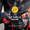 rukavice GP TECH 2, ALPINESTARS (černá/bílá) (Velikost/Provedení 2XL)