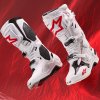 boty TECH 10 SUPERVENTED, ALPINESTARS, perforované (bílá/červená/černá) 2026 (Velikost/Provedení 47)
