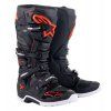 boty TECH 7 ENDURO, ALPINESTARS (černá/červená fluo/bílá) (Velikost/Provedení 48)