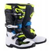boty TECH 7 S, ALPINESTARS, dětské (černá/bílá/žlutá fluo/modrá) 2026 (Velikost/Provedení 38)